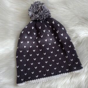 Cute Lids Cotton Winter Hat with Heart Design